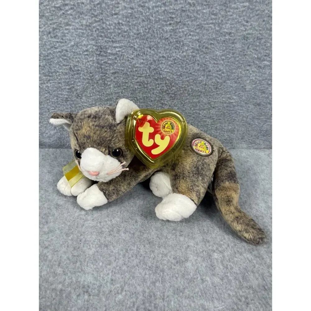 VTG‎ Beanie Babies Cappucino Bean Bag Plush Cat 6